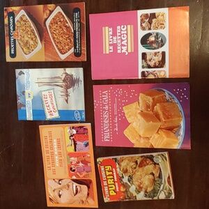 Livres de recettes très vieux 1950's 60's